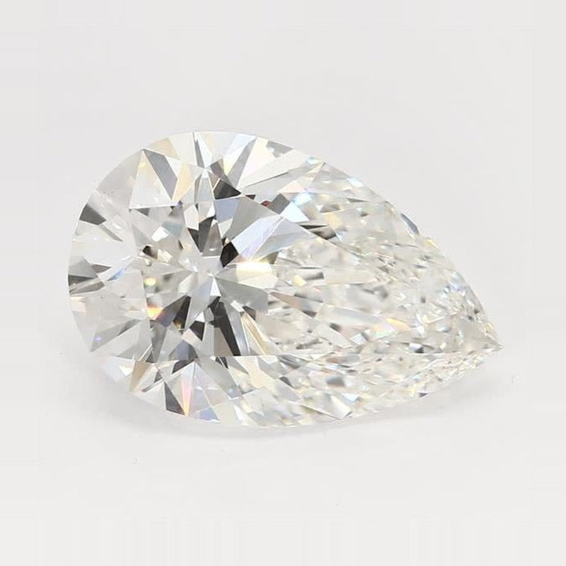 3.84 ct Lab-Grown Diamond – G VVS2 – Pear Cut – GCAL Certified — Sapphire Row · cut7