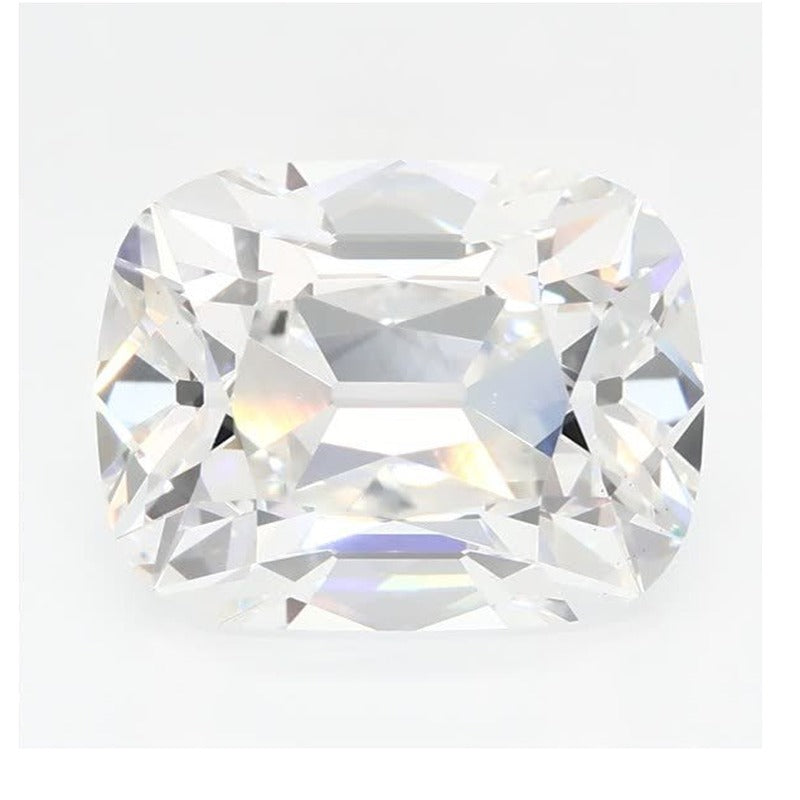 3.54 ct Lab-Grown Diamond – F VS1 – Elongated Cushion Cut – Old Mine Cut – GCAL Certified — Sapphire Row · cut7