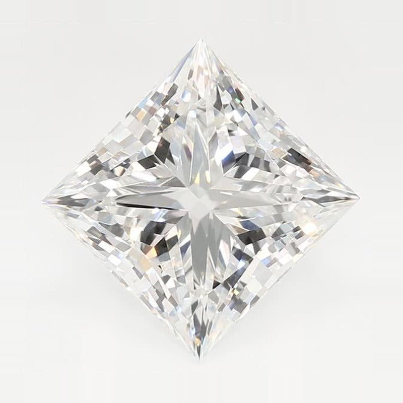 3.47 ct Lab-Grown Diamond – D VS1 – Square Cut – GCAL Certified — Sapphire Row · cut7