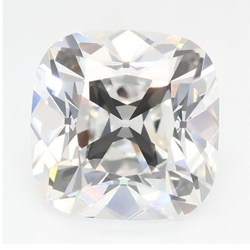 3.46 ct Lab-Grown Diamond – F VVS2 – Cushion Cut – Old Mine Cut – GCAL Certified — Sapphire Row · cut7