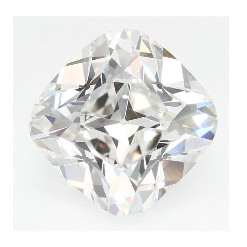 3.44 ct Lab-Grown Diamond – E VVS2 – Cushion Cut – Old Mine Cut – GCAL Certified — Sapphire Row · cut7