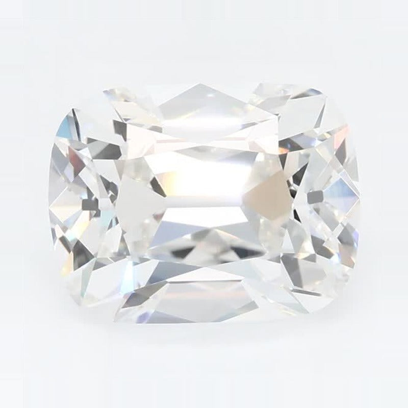 3.25 ct Lab-Grown Diamond – F VVS2 – Elongated Cushion Cut – Old Mine Cut – GCAL Certified — Sapphire Row · cut7