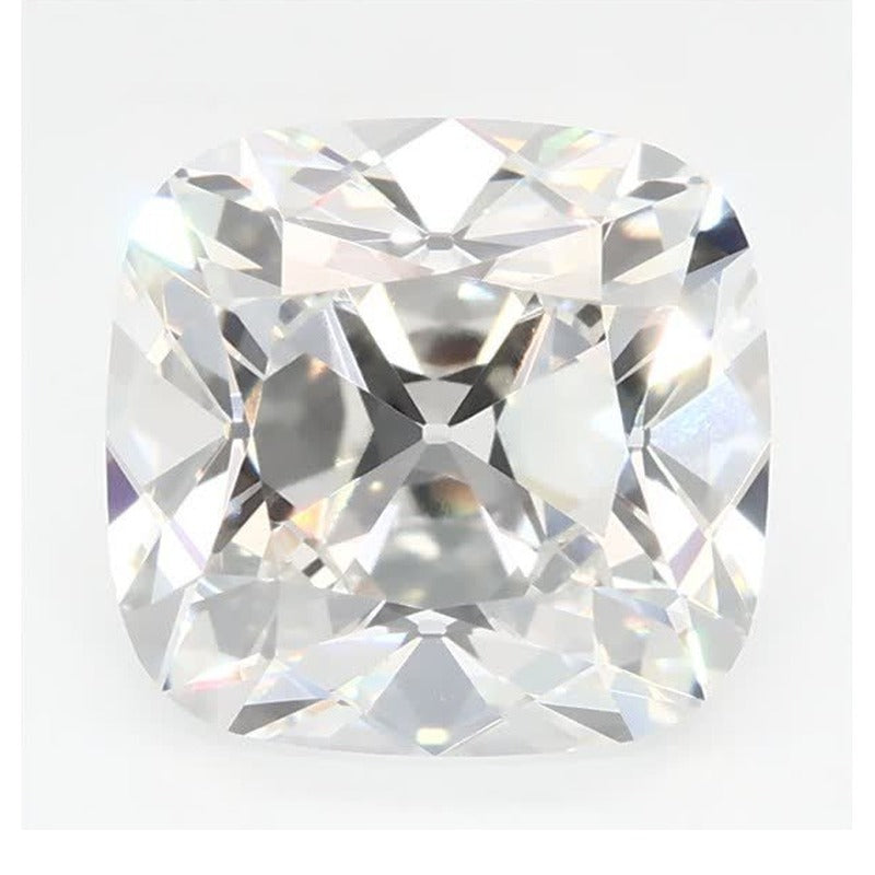 3.22 ct Lab-Grown Diamond – G VVS2 – Cushion Cut – Old Mine Cut – GCAL Certified — Sapphire Row · cut7