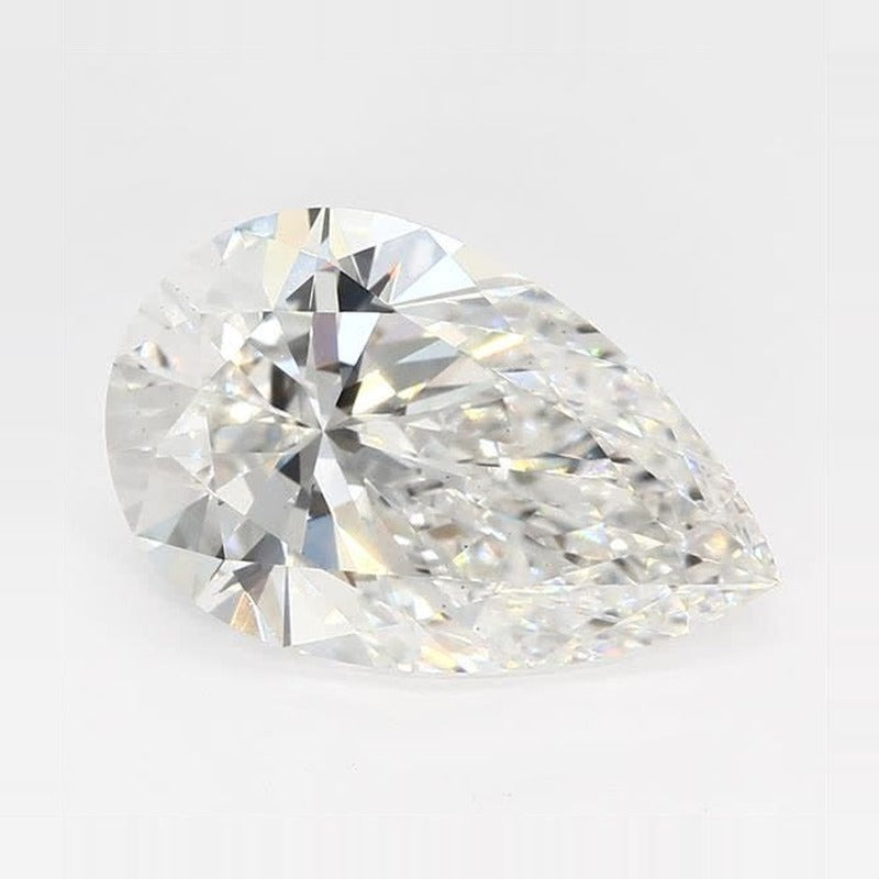 3.10 ct Lab-Grown Diamond – G VS2 – Pear Cut – GCAL Certified — Sapphire Row · cut7
