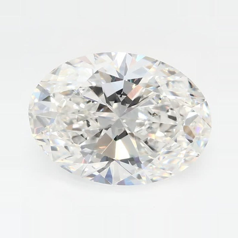 3.09 ct Lab-Grown Diamond – F VVS2 – Oval Cut – GCAL Certified — Sapphire Row · cut7