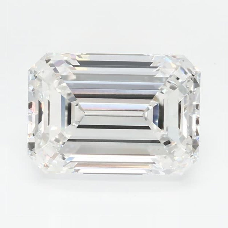 3.09 ct Lab-Grown Diamond – E VVS2 – Emerald Cut – GCAL Certified — Sapphire Row · cut7