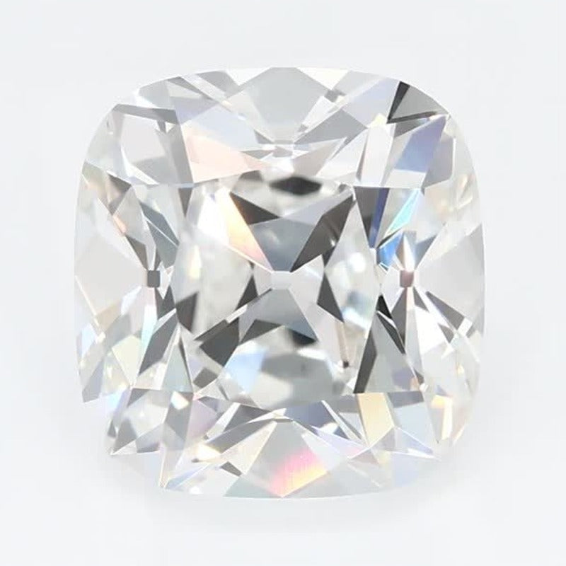 3.07 ct Lab-Grown Diamond – F VS1 – Cushion Cut – Old Mine Cut – GCAL Certified — Sapphire Row · cut7