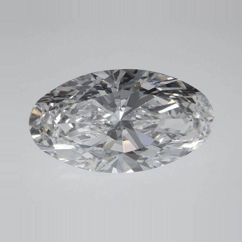 3.03 ct Lab-Grown Diamond – D VVS1 – Elongated Oval Cut – GCAL Certified — Sapphire Row · cut7