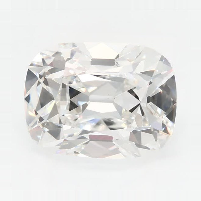 3.02 ct Lab-Grown Diamond – F VS1 – Elongated Cushion Cut – Old Mine Cut – GCAL Certified — Sapphire Row · cut7