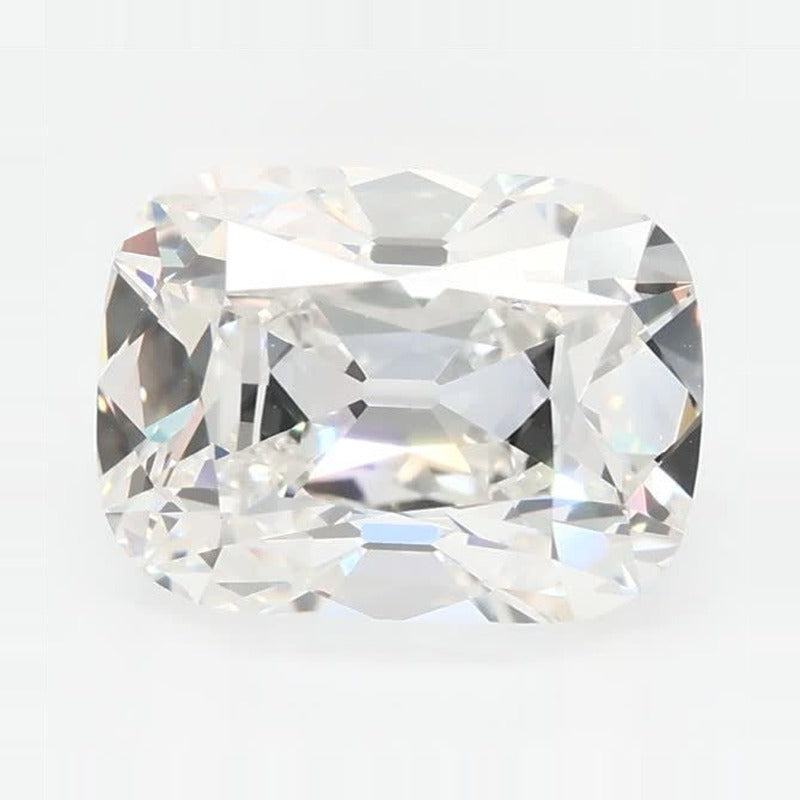3.00 ct Lab-Grown Diamond – F VVS2 – Elongated Cushion Cut – Old Mine Cut – GCAL Certified — Sapphire Row · cut7