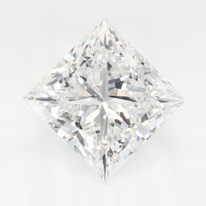 2.82 ct Lab-Grown Diamond – E VVS2 – Square Cut – GCAL Certified — Sapphire Row · cut7