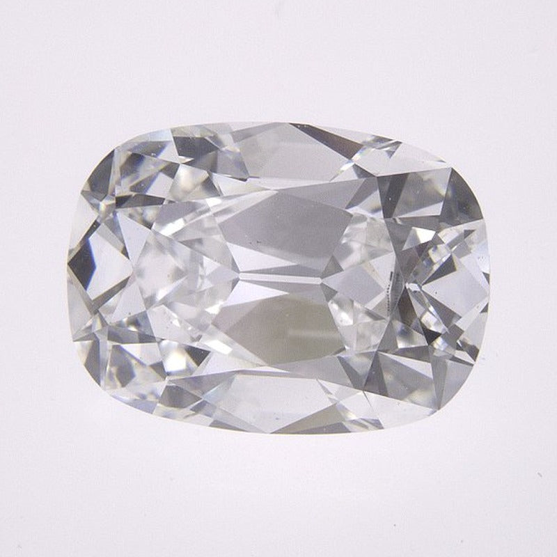 2.71 ct Lab-Grown Diamond – E VS2 – Elongated Cushion Cut – Old Mine Cut – GCAL Certified — Sapphire Row · cut7