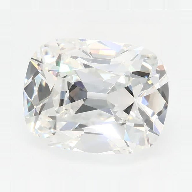 2.66 ct Lab-Grown Diamond – F VVS2 – Elongated Cushion Cut – Old Mine Cut – GCAL Certified — Sapphire Row · cut7