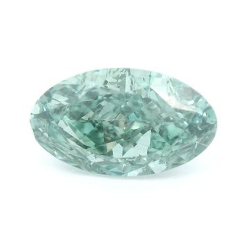 2.59 ct Lab-Grown Fancy Vivid Green Diamond – VVS2 – Oval Cut – IGI Certified — Sapphire Row · cut7