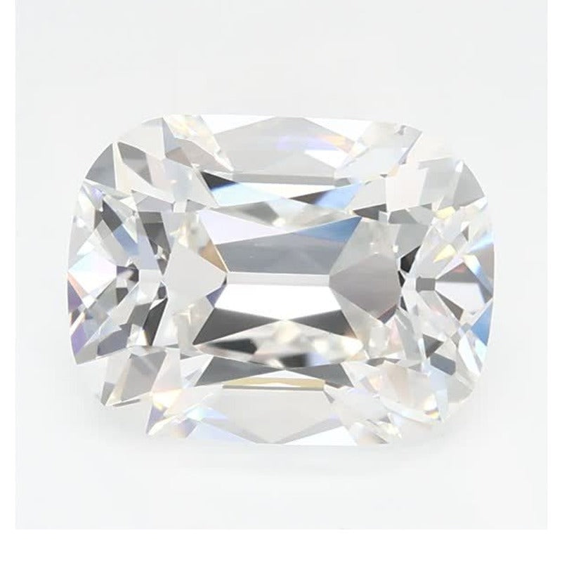 2.41 ct Lab-Grown Diamond – F VVS2 – Elongated Cushion Cut – Old Mine Cut – GCAL Certified — Sapphire Row · cut7