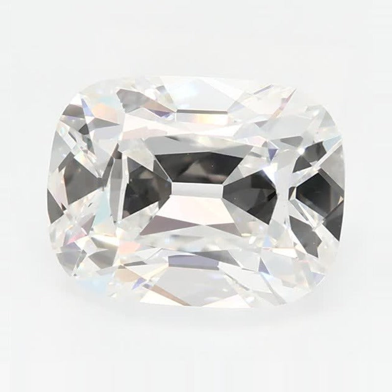 2.40 ct Lab-Grown Diamond – F VVS2 – Elongated Cushion Cut – Old Mine Cut – GCAL Certified — Sapphire Row · cut7