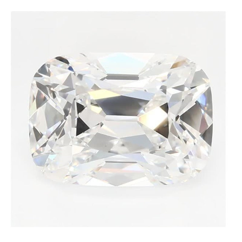 2.08 ct Lab-Grown Diamond – F VVS2 – Elongated Cushion Cut – Old Mine Cut – GCAL Certified — Sapphire Row · cut7