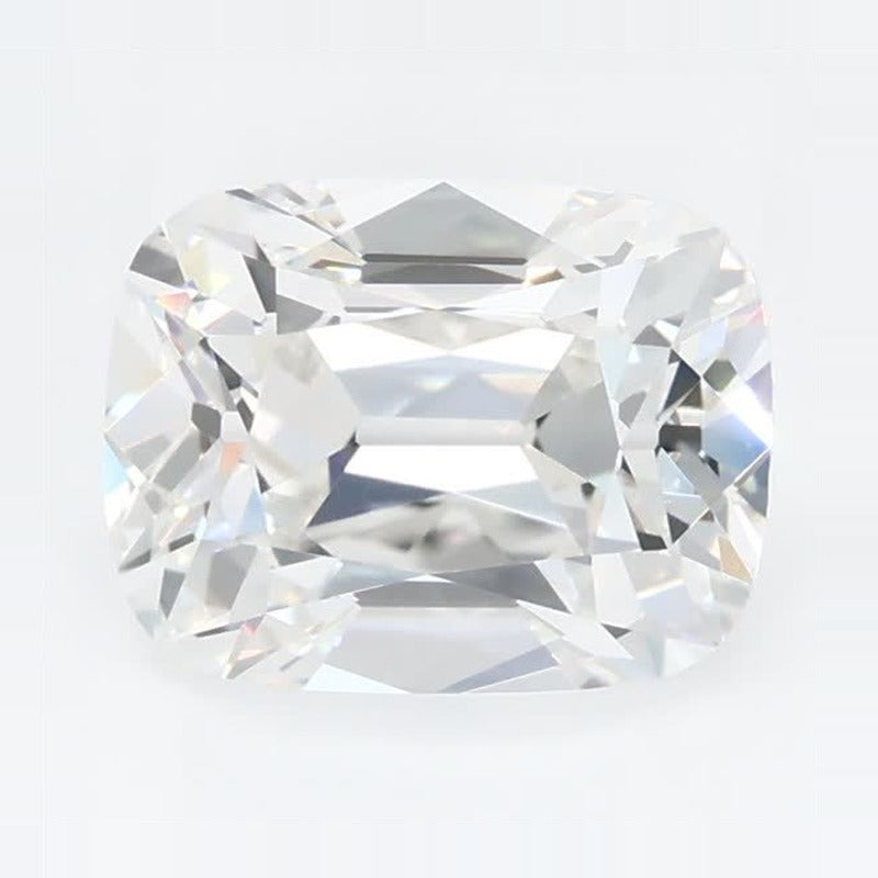 2.01 ct Lab-Grown Diamond – F VS1 – Elongated Cushion Cut – Old Mine Cut – GCAL Certified — Sapphire Row · cut7