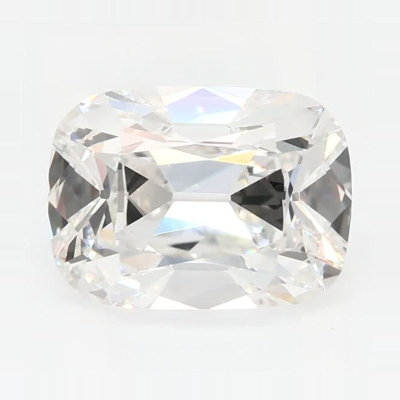 1.89 ct Lab-Grown Diamond – F VS1 – Elongated Cushion Cut – Old Mine Cut – GCAL Certified — Sapphire Row · cut7