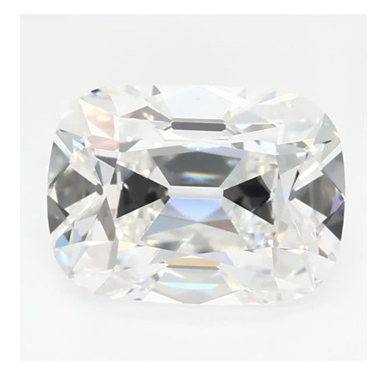 1.59 ct Lab-Grown Diamond – F VVS2 – Elongated Cushion Cut – Old Mine Cut – GCAL Certified — Sapphire Row · cut7