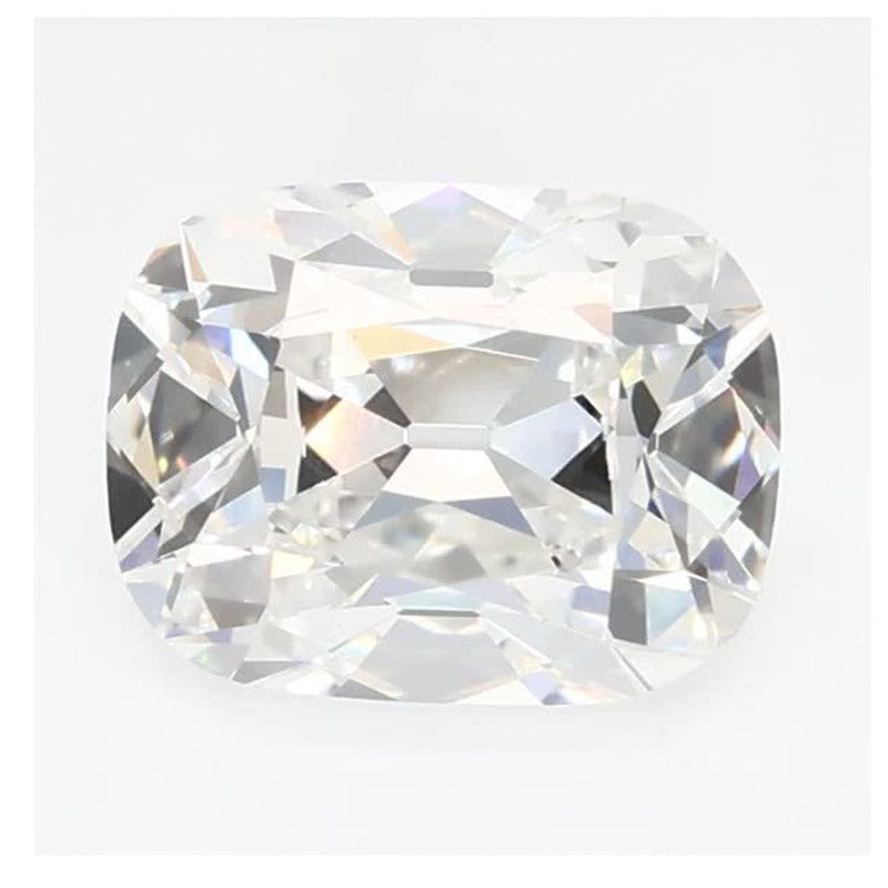 1.53 ct Lab-Grown Diamond – E VVS2 – Elongated Cushion Cut – Old Mine Cut – GCAL Certified — Sapphire Row · cut7