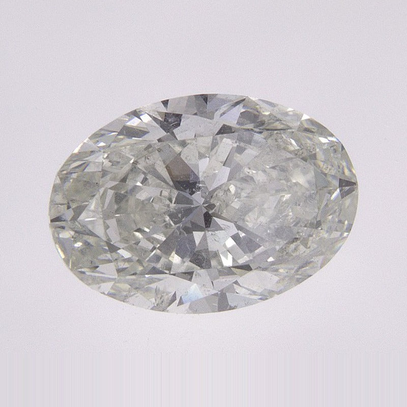 1.52 ct Natural Diamond – H SI2 – Oval Cut – EGL USA Certified — Sapphire Row · cut7