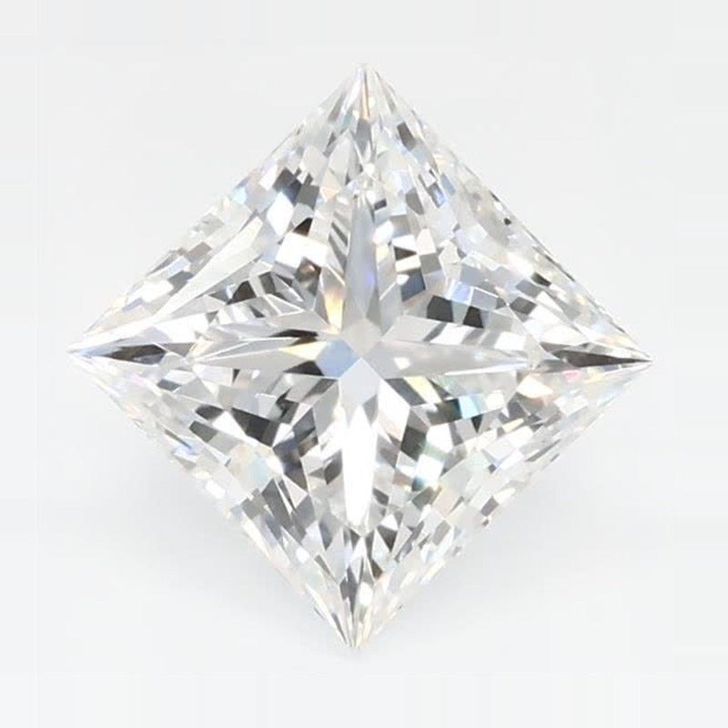 1.28 ct Lab-Grown Diamond – E VVS2 – Square Cut – GCAL Certified — Sapphire Row · cut7