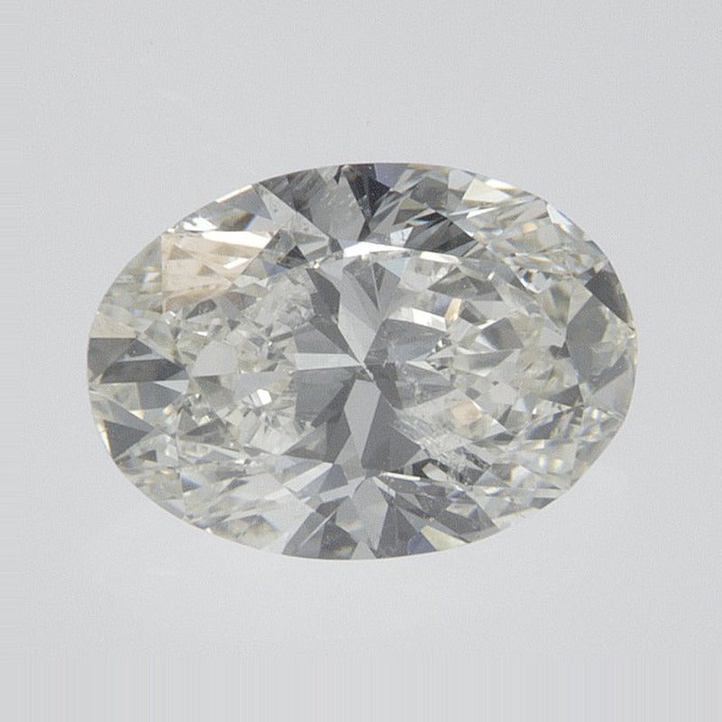 1.24 ct Natural Diamond – H SI1 – Oval Cut – EGL USA Certified — Sapphire Row · cut7