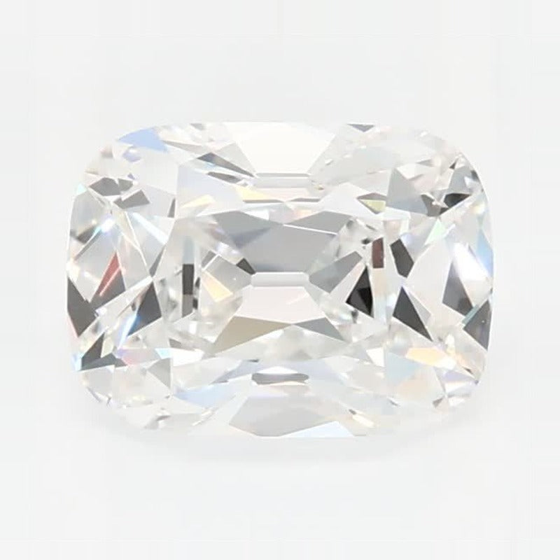 1.09 ct Lab-Grown Diamond – F VVS2 – Elongated Cushion Cut – Old Mine Cut – GCAL Certified — Sapphire Row · cut7