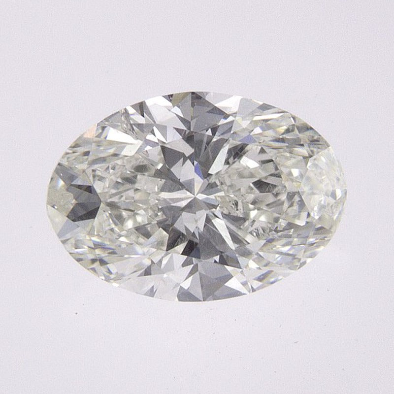 1.01 ct Natural Diamond – H SI2 – Oval Cut – EGL USA Certified — Sapphire Row · cut7
