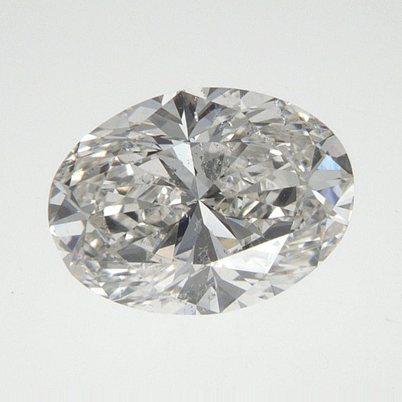 0.91 ct Natural Diamond – I SI2 – Oval Cut – GIA Certified — Sapphire Row · cut7