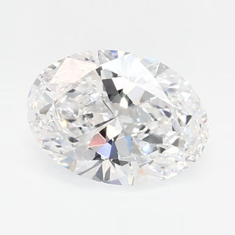 0.65 ct Lab-Grown Diamond – D VS2 – Oval Cut – GCAL Certified — Sapphire Row · cut7