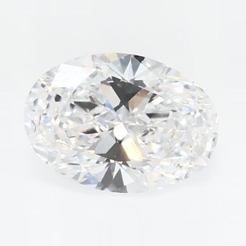 0.65 ct Lab-Grown Diamond – D VVS2 – Oval Cut – GCAL Certified — Sapphire Row · cut7