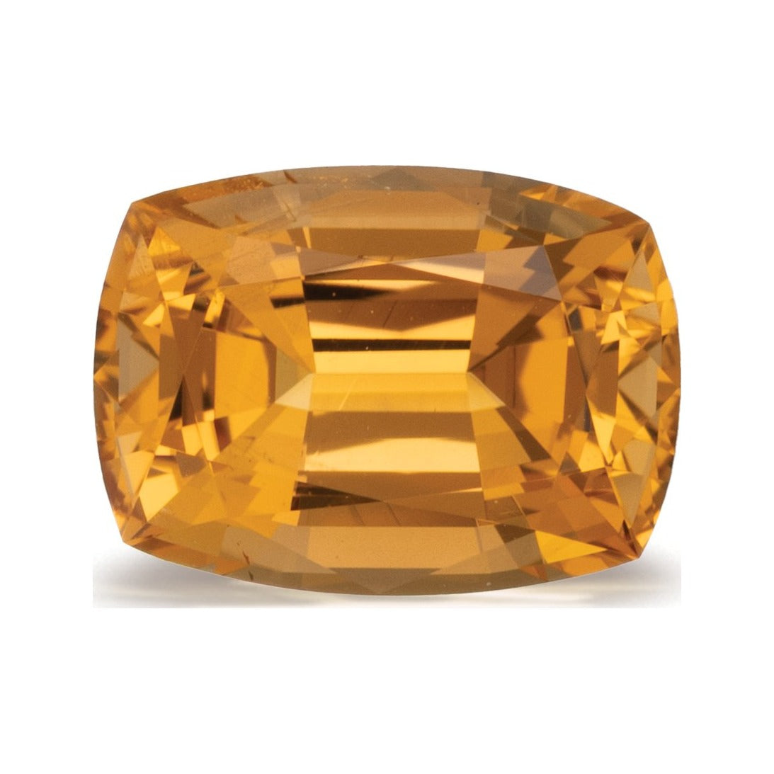 1.54 ct Natural Orange Topaz – Antique Cushion Cut — Sapphire Row · cut7
