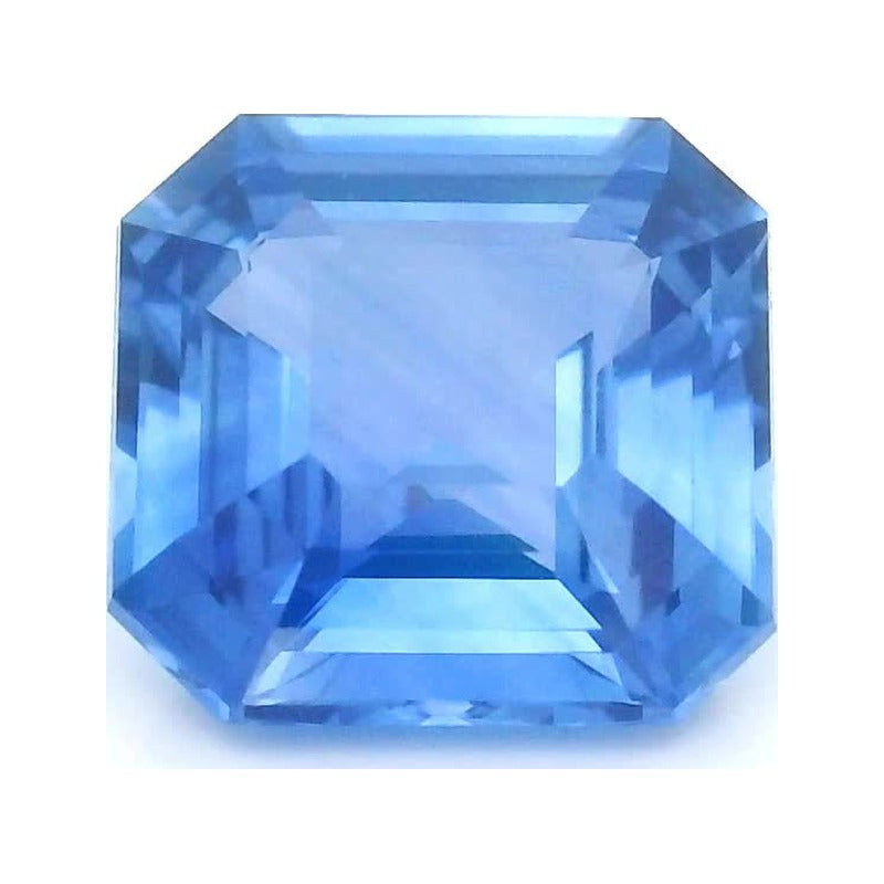 1.51 ct Natural Cornflower Blue Sapphire (Heated) – Asscher Cut — Sapphire Row · cut7