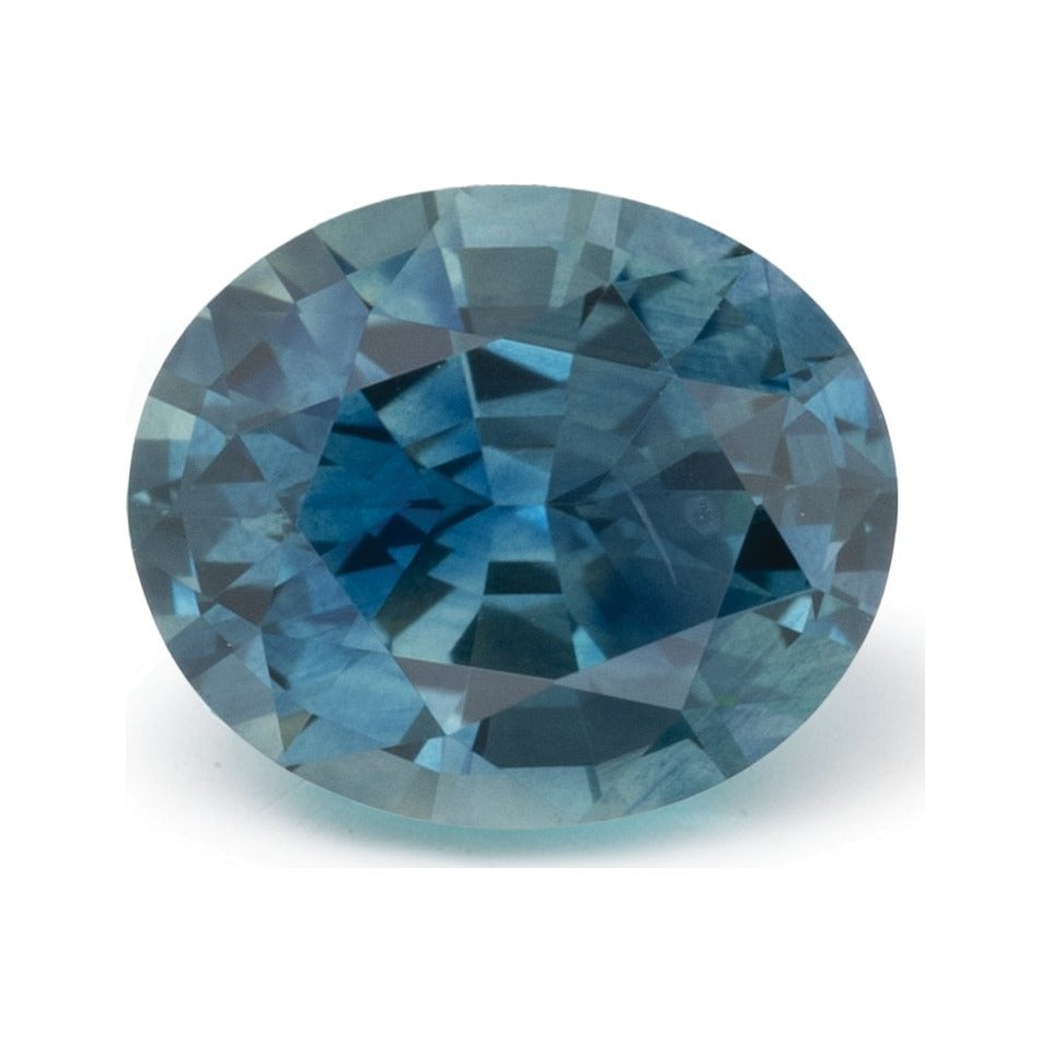 1.02 ct Natural Blue Sapphire (Heated) – Oval Cut — Sapphire Row · cut7
