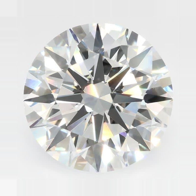 5.09 ct Lab-Grown Diamond – F VVS2 – Round Cut – GCAL Certified — Sapphire Row · cut7