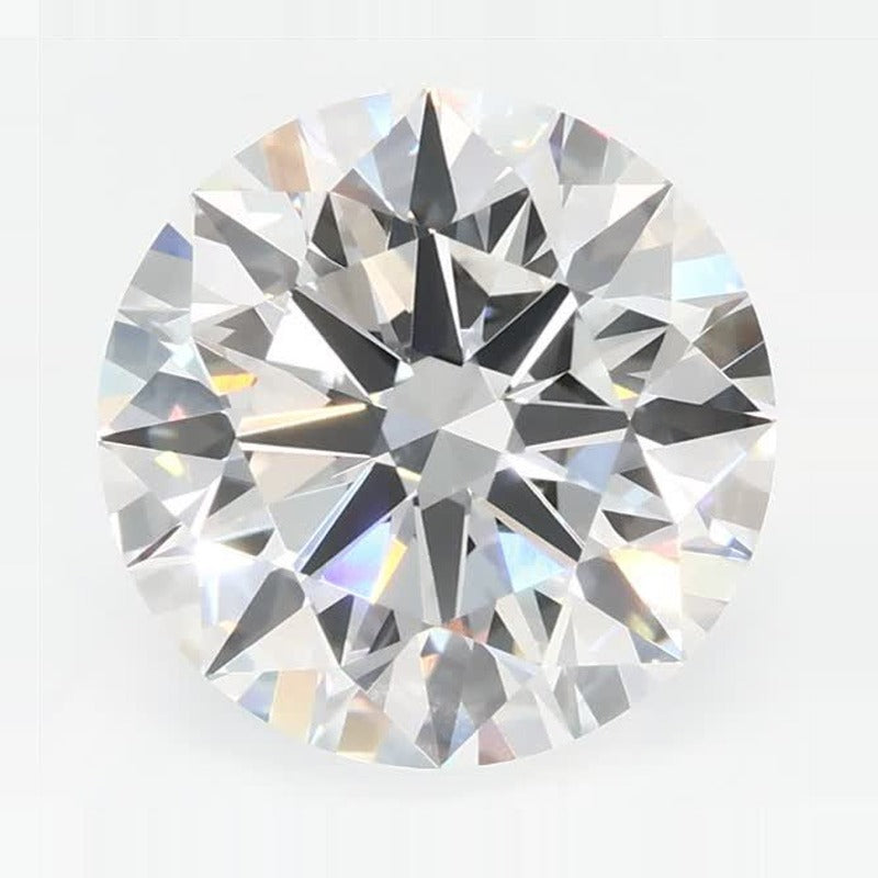 3.89 ct Lab-Grown Diamond – F VVS2 – Round Cut – GCAL Certified — Sapphire Row · cut7