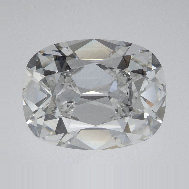 3.32 ct Lab-Grown Diamond – E VVS2 – Elongated Cushion Cut – Old Mine Cut – IGI Certified — Sapphire Row · cut7