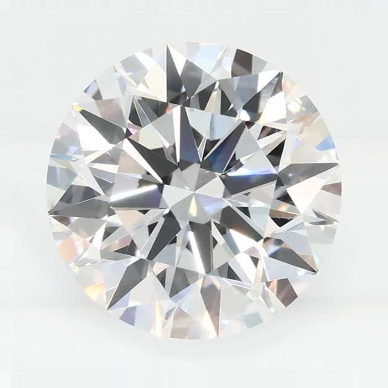 3.03 ct Lab-Grown Diamond – E VVS2 – Round Cut – GCAL Certified — Sapphire Row · cut7
