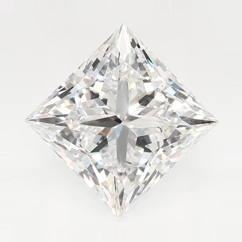 3.01 ct Lab-Grown Diamond – D VS2 – Square Cut – GCAL Certified — Sapphire Row · cut7
