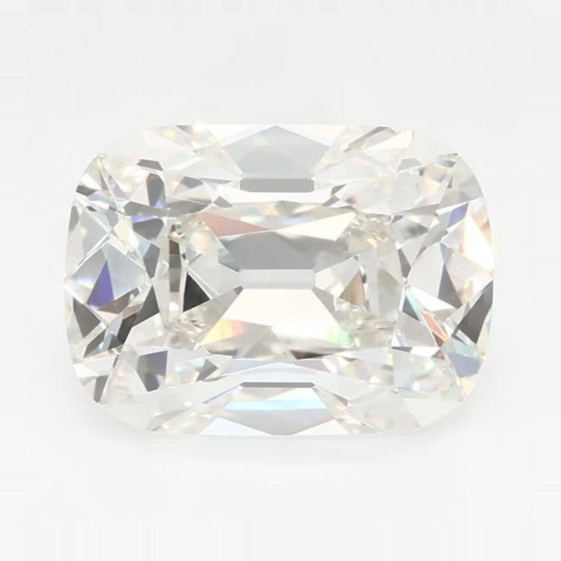 2.88 ct Lab-Grown Diamond – H VVS2 – Elongated Cushion Cut – Old Mine Cut – GCAL Certified — Sapphire Row · cut7