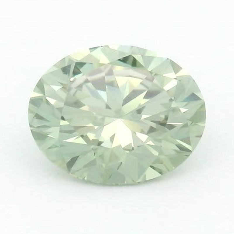 1.49 ct Lab-Grown Fancy Vivid Green Diamond – VS1 – Round Cut – IGI Certified — Sapphire Row · cut7