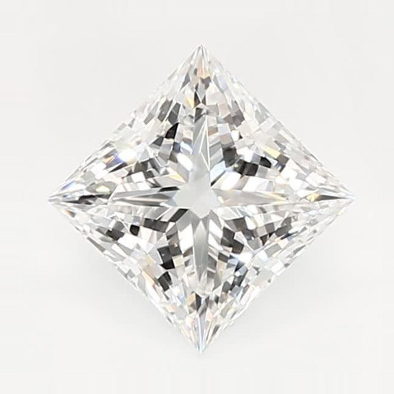 0.76 ct Lab-Grown Diamond – D VVS2 – Square Cut – GCAL Certified — Sapphire Row · cut7