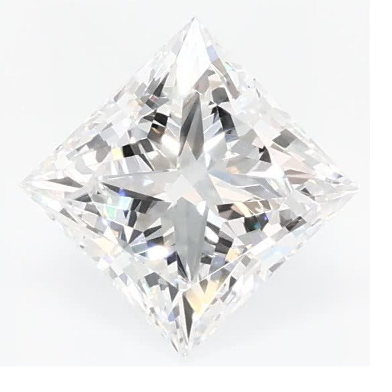 0.76 ct Lab-Grown Diamond – D VS2 – Square Cut – GCAL Certified — Sapphire Row · cut7