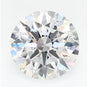 0.74 ct Lab-Grown Diamond – E VVS2 – Round Cut – GCAL Certified — Sapphire Row · cut7