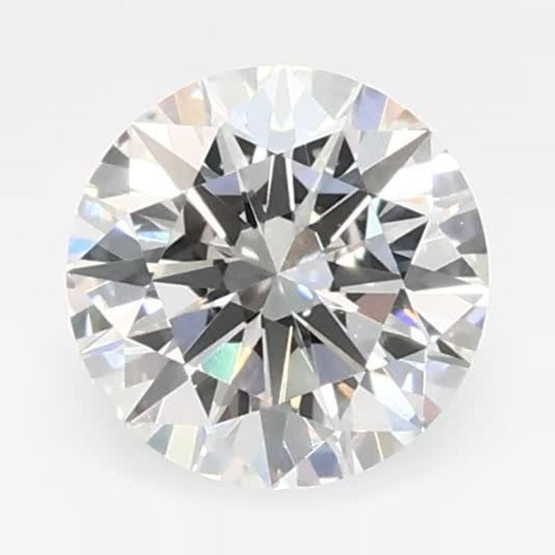 0.70 ct Lab-Grown Diamond – F VVS2 – Round Cut – GCAL Certified — Sapphire Row · cut7