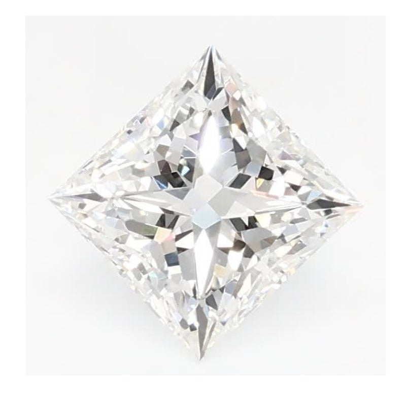0.65 ct Lab-Grown Diamond – F VVS2 – Square Cut – GCAL Certified — Sapphire Row · cut7