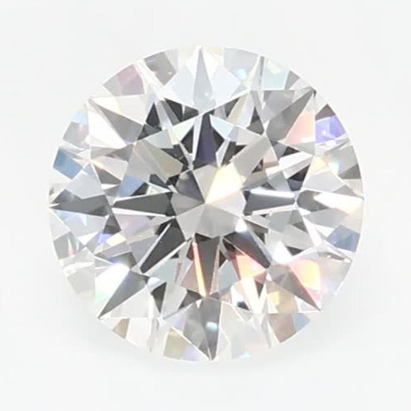 0.65 ct Lab-Grown Diamond – F VVS2 – Round Cut – GCAL Certified — Sapphire Row · cut7