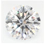 0.53 ct Lab-Grown Diamond – D VS1 – Round Cut – GCAL Certified — Sapphire Row · cut7